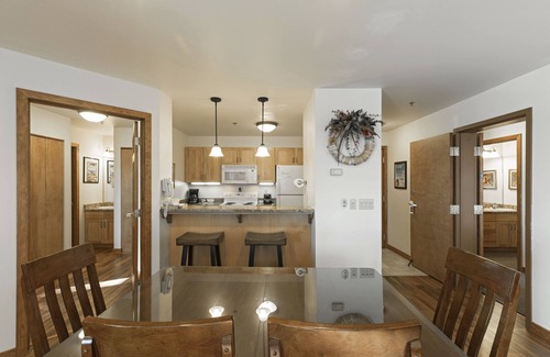 Whitefish Condo | Some of the best direct ski access on the mountain! 2 bedroom with beautiful valley views!