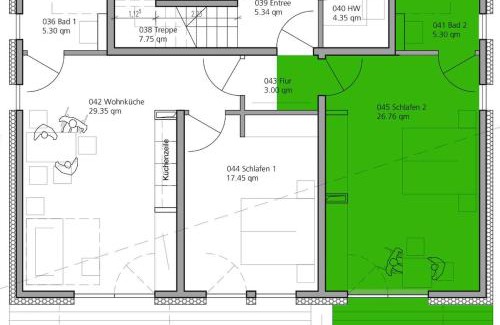 Erbach Apartment | Sonnenscheinhaus Wohnung 2