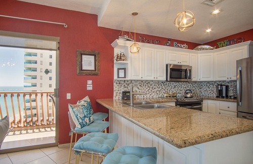 Sandy Beach Condo | Sonoran Sun W-801 Whispering Sun Large Patio Oceanfront