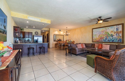 Sandy Beach Condo | Sonoran Sun W109 Spacious Getaway Ground Floor Spacious Ocean Front Condo