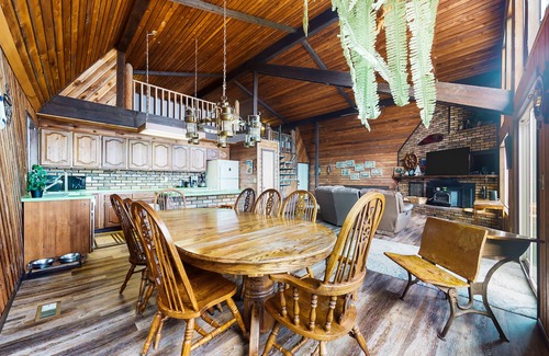 Anderson Island House | Sound view home full of vintage charm with game room, wood stove, & gas grill