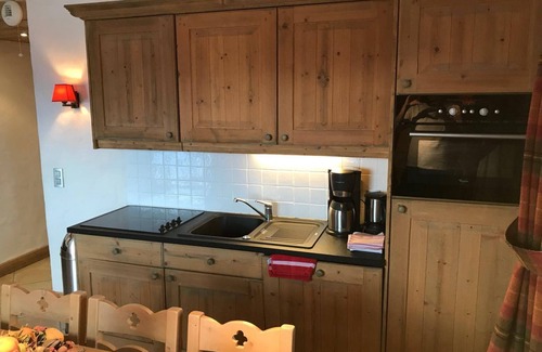 La Rosiere Apartment | South-facing apt at the foot of the ski run. View of Tarentaise valley