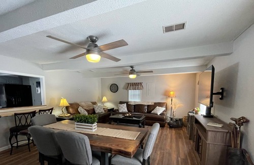 Gaylord House | South Otsego Lake getaway on snowmobile trail!