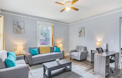 Midtown House | Southern Serenity-Timeless 3BR w Fenced Yard