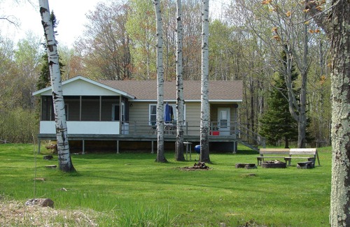 La Pointe Cabin | Sowl's Cabin, Nestled on 20 acres on Madeline Island