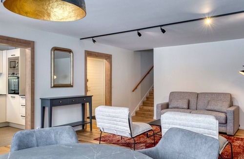 Le Planellet Apartment | Spacious 1-bedroom apartment with parking and wifi 400m from the slopes in Megève