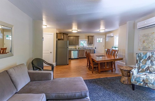 Historic Downtown District Apartment | Spacious 2 bedroom historic home with two king beds and kitchenette.