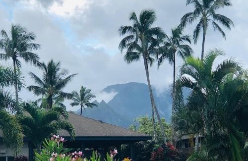 Princeville Apartment | Spacious 2-Story, Views, Pool, Near Hanalei!