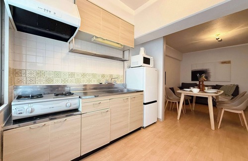 Hiroshima City Centre Apartment | Spacious 2BR Apartment Central Yet Peaceful Stay