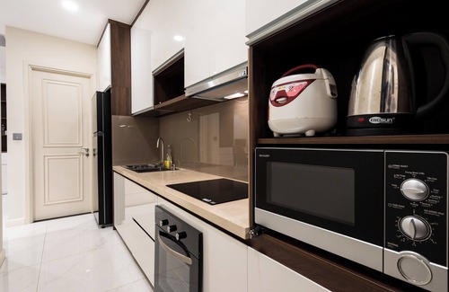 Little Japan Apartment | Spacious 3-bedroom apartment with AC, fitness room in marvelous Hồ Chí Minh