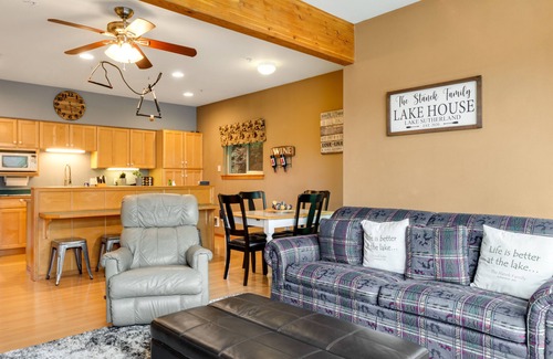 Port Angeles Condo | Spacious, 3-story lakefront condo with unmatched views, 2 decks, canoe & dock