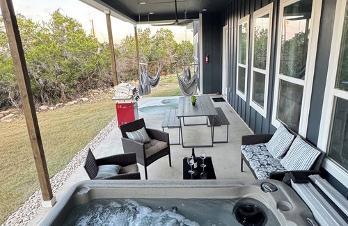 Spring Branch House | Spacious 4-bedroom home w/Hot Tub, Game Table and Karaoke in Texas Hill Country