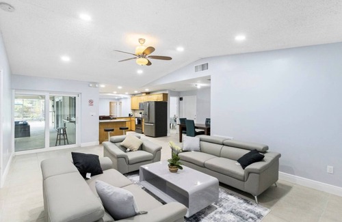 Clearwater House | Spacious 4BR modern home w/Heated Pool, Spa