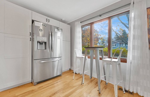 Empire House | Spacious, airy home near Little Glen Lake with gas grill, deck, and new firepit