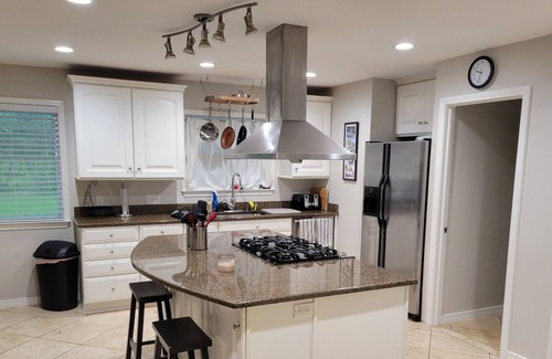 Gulf Hills House | Spacious and Modern Fort Bayou Home with deep water access
