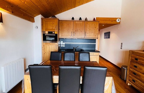 Bisanne 1500 Apartment | Spacious apartment in Les Saisies with 2 bedrooms and covered parking