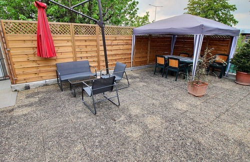Colmar Apartment | Spacious Apartment with Terrace & Garage, 10 Min Walk to Park in Colmar