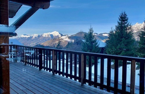 Cohennoz Ski Chalet | Spacious chalet, 14 people, near slopes, fireplace, terrace, WIFI, parking, Crest-Voland