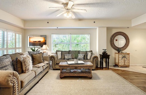 New Smyrna Beach Apartment | Spacious condo with balcony overlooking the natural preserve OW10-307