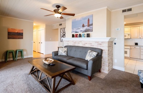 Grand Haven Apartment | Spacious Condo with Views of State Park Beach and