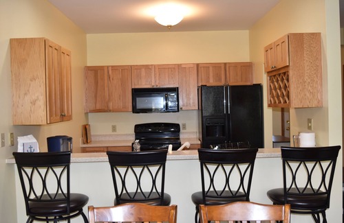 Gaylord Condo | Spacious, cozy, and family-friendly home in ski & golf resort in North Michigan