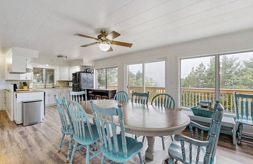 Rockaway Beach House | Spacious dog-friendly home with ocean views, full kitchen, washer & dryer