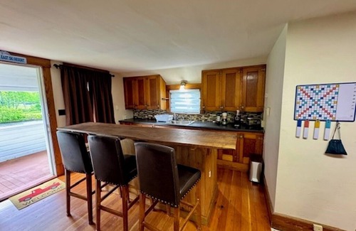 Charlemont House | Spacious getaway with private river access minutes from ski area