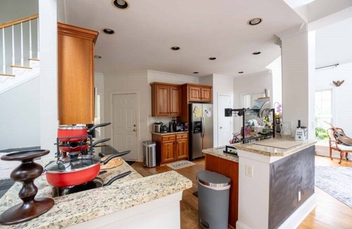 Wake Forest House | Spacious Home, Dedicated Workspace, Screened Patio, Spacious, Modern