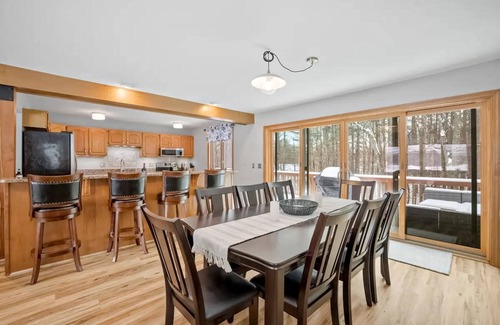Gilford House | Spacious home near outdoor rec with deck, grill, games, smart TVs, AC, & W/D