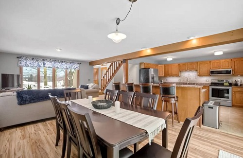 Gilford House | Spacious home near outdoor rec with deck, grill, games, smart TVs, AC, & W/D