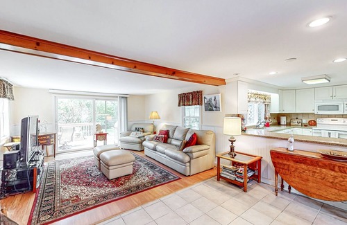 Falmouth Heights House | Spacious home near the beach with deck, W/D, AC, & central location