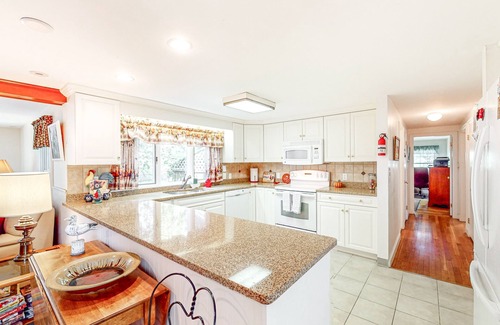 Falmouth Heights House | Spacious home near the beach with deck, W/D, AC, & central location