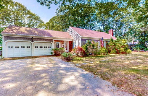Falmouth Heights House | Spacious home near the beach with deck, W/D, AC, & central location