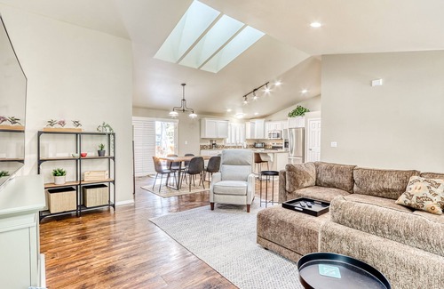 Three Rivers House | Spacious home with new hot tub, enclosed backyard, EV charger & fireplace