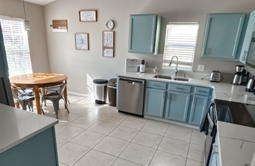 Clear Creek House | Spacious home with pool, enclosed yard, WifI, washer/dryer, and game room