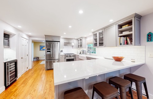 Vineyard Haven House | Spacious Home with Beautiful Yard, Deck, Free WiFi, W/D, & Outdoor Shower