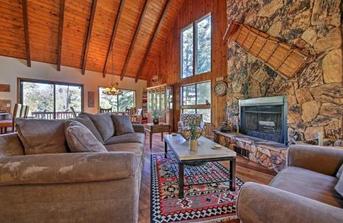 Lake Arrowhead House | Spacious Lake Arrowhead Home with 2 Decks and Views