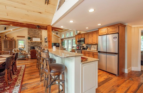 Oakland House | Spacious Lake Escape w/Hot Tub & Fire Pit
