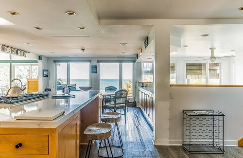 Shorewood-Tower Hills-Harbert House | Spacious lakefront home with private beach, hot tub, fire table, & views