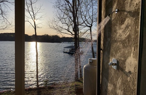 Seneca House | Spacious Log Cabin on Point Lot, Private Beach, Boat and PWC Rental Available