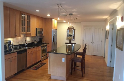 Marblehead Condo | Spacious Marblehead Townhouse - Roof Deck with Panoramic Views