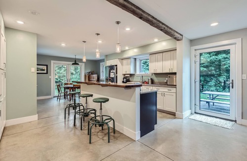 Ithaca House | Spacious, modern 4-BR house in serene wooded setting just minutes from downtown