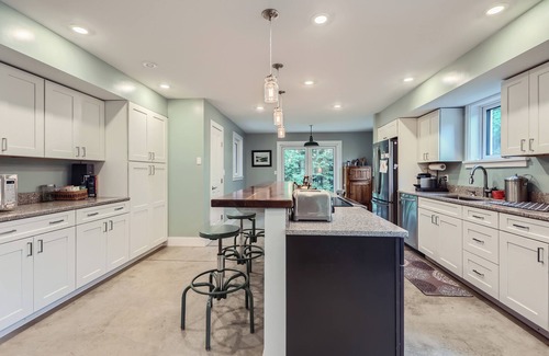 Ithaca House | Spacious, modern 4-BR house in serene wooded setting just minutes from downtown
