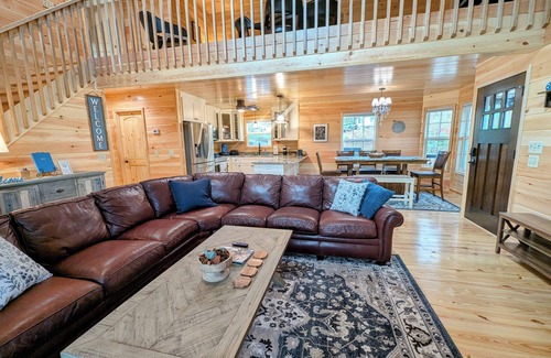 Young Harris Cabin | Spacious Mountain Retreat w/Hot Tub & Game Room