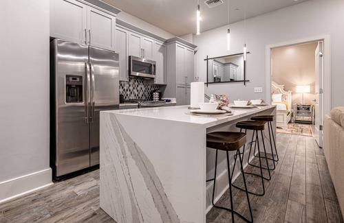 Central Business District Condo | SPACIOUS | SKYLIGHT | NO WINDOWS IN ROOMS! PERFECT FOR SLEEPING AFTER A NIGHT OUT! | The Abita