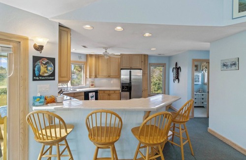 Monteray Shores House | Spacious soundside Corolla home w/views, hot tub, community pool & tennis!