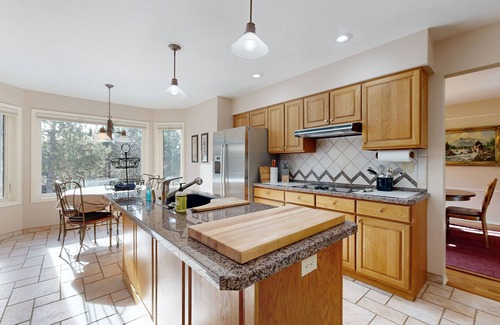 Monument House | Spacious & sunlit mountain retreat with patio, fireplace & great nature views