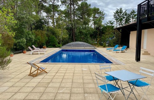 Lacanau-Ocean House | Spacious villa with huge pool in quiet location close beach