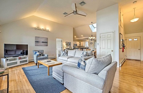East Falmouth Cottage | Spacious Waterfront Falmouth Home on Jenkins Pond!