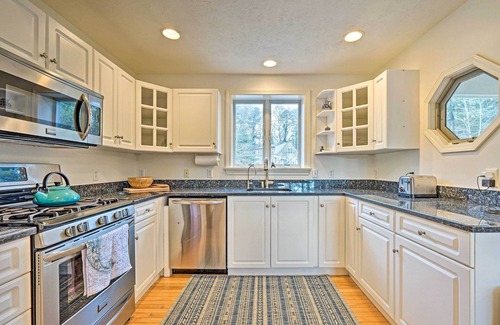 East Falmouth Cottage | Spacious Waterfront Falmouth Home on Jenkins Pond!